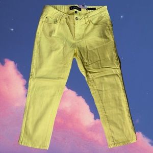 Saltworks NYC yellow denim